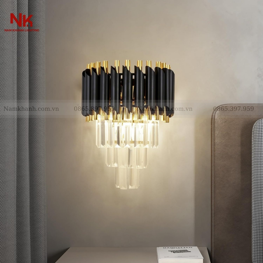 Đèn Tường Pha Lê Khối 936