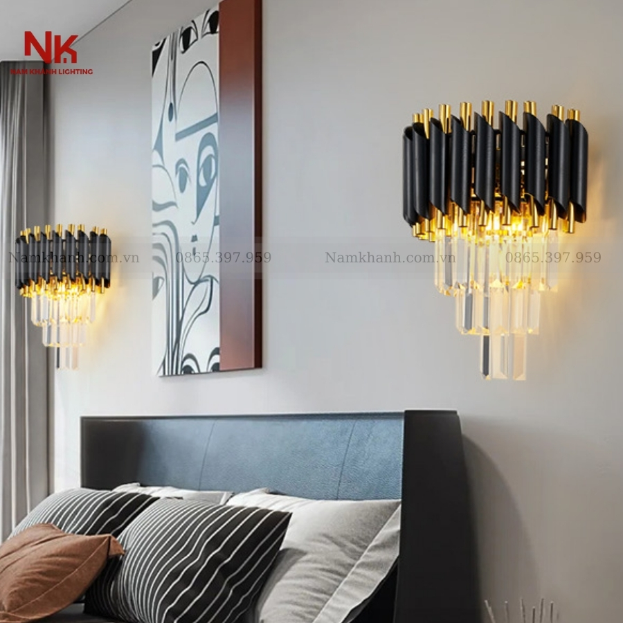 Đèn Tường Pha Lê Khối 936