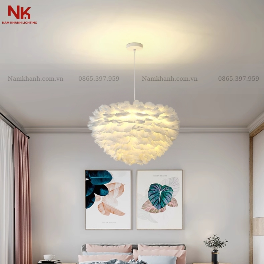 Đèn Thả Lông Vũ 786