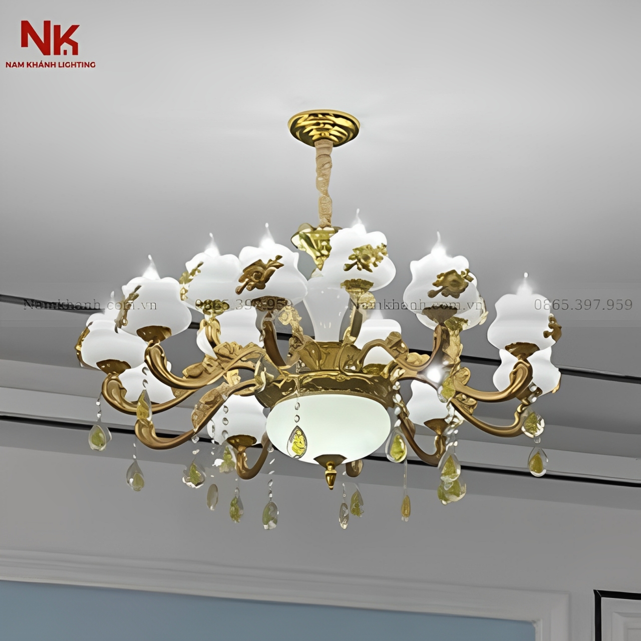 Đèn Chùm Tân Cổ Điển 6004/15