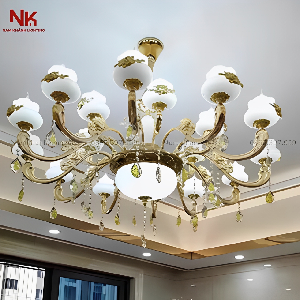 Đèn Chùm Tân Cổ Điển 6004/15