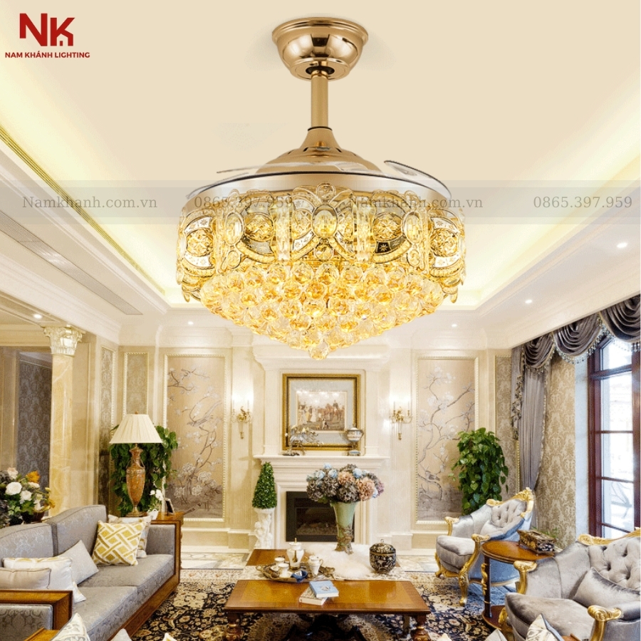 Quạt Cụp Xòe Nữ Hoàng