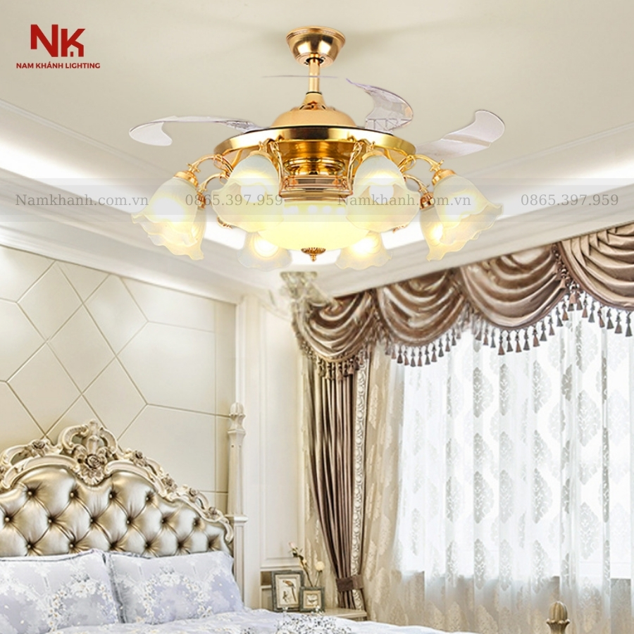 Quạt Cụp Xòe Chao Hoa 990