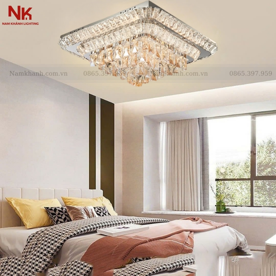 Đèn Ốp Trần Pha Lê 777