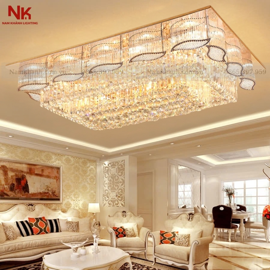 Đèn Ốp Trần Pha Lê 415