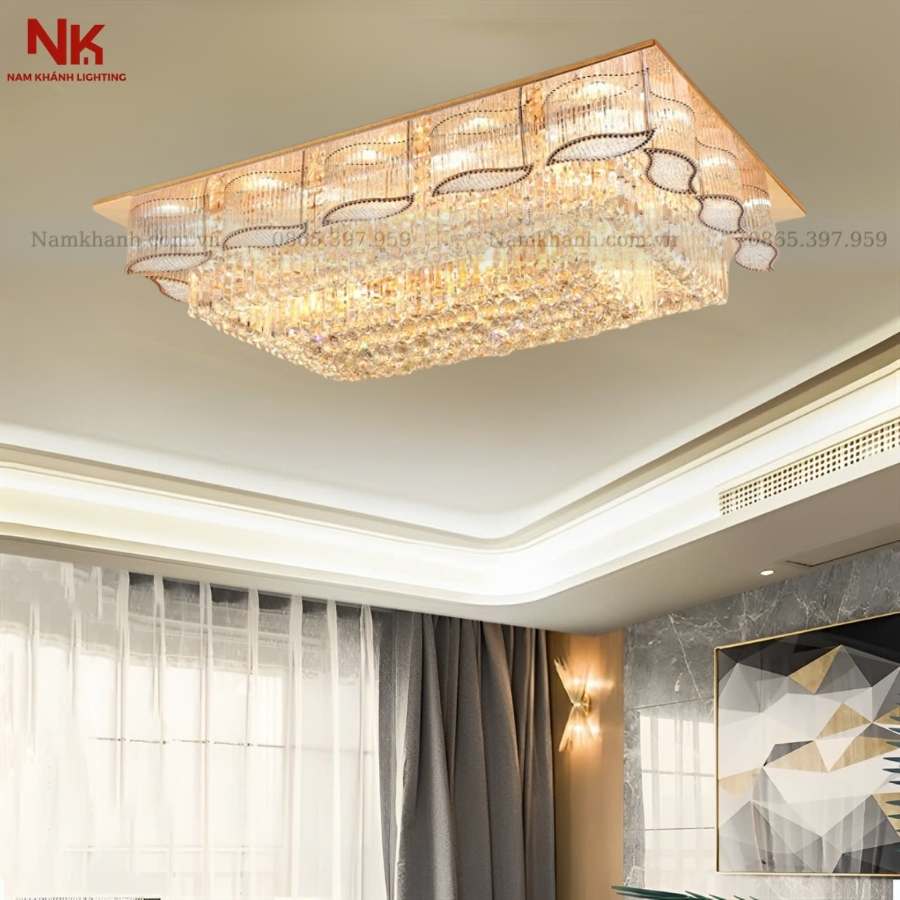 Đèn Ốp Trần Pha Lê 415