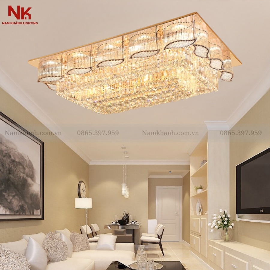 Đèn Ốp Trần Pha Lê 415