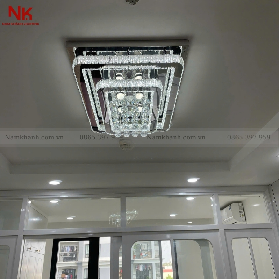 Đèn Ốp Trần Pha Lê 792