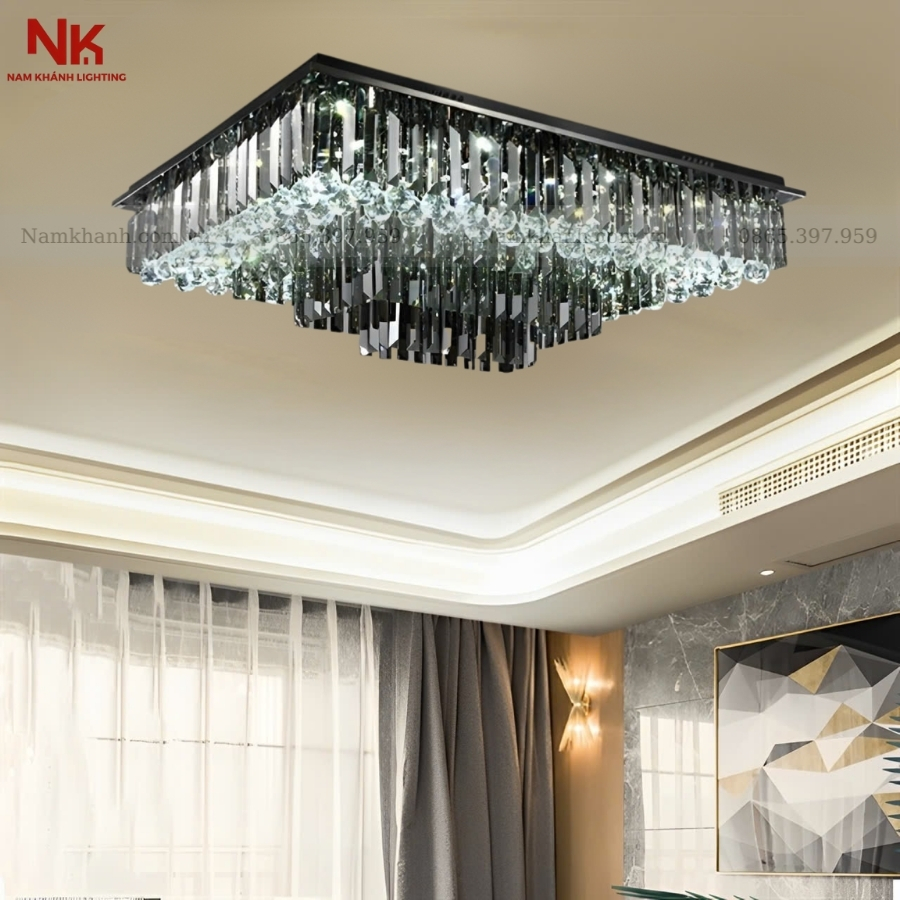Đèn Ốp Trần Pha Lê 30090