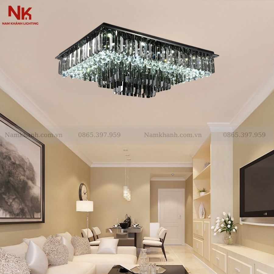 Đèn Ốp Trần Pha Lê 30090