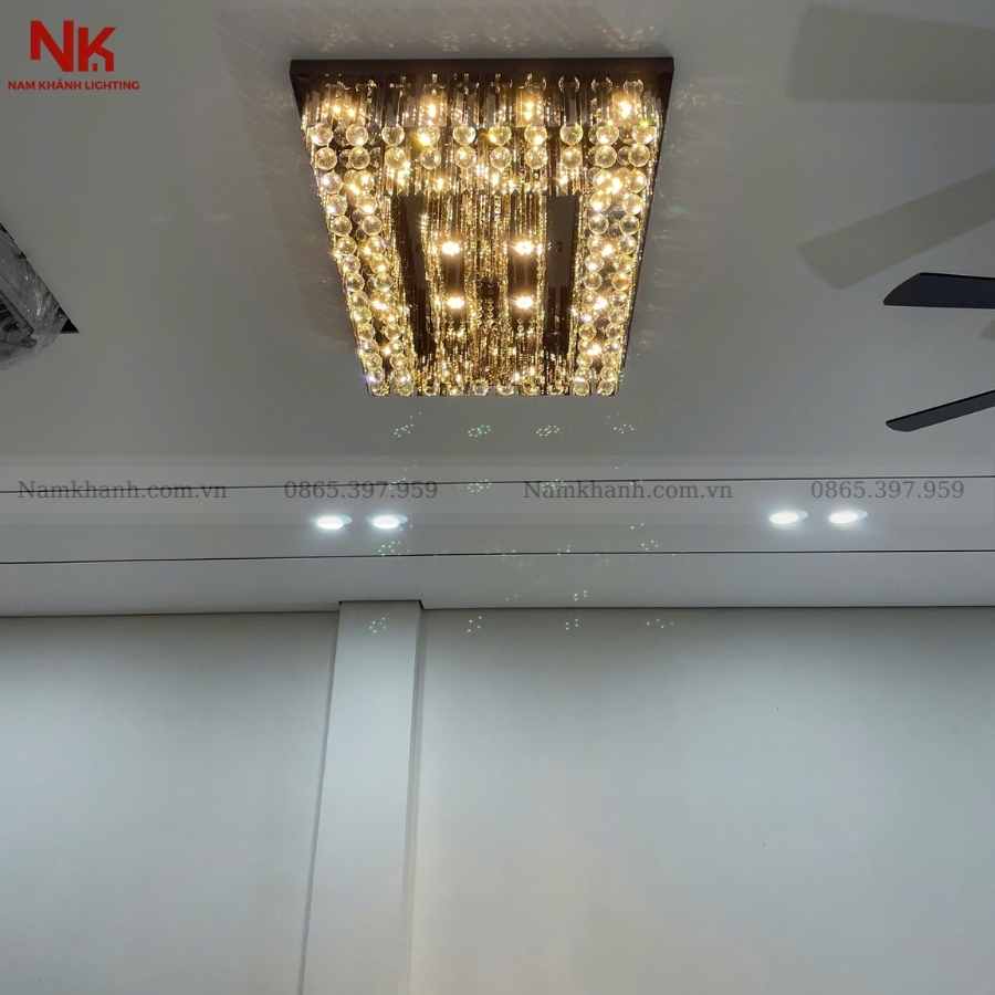 Đèn Ốp Trần Pha Lê 30090