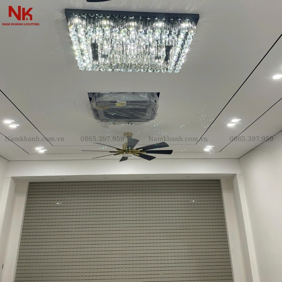 Đèn Ốp Trần Pha Lê 30090
