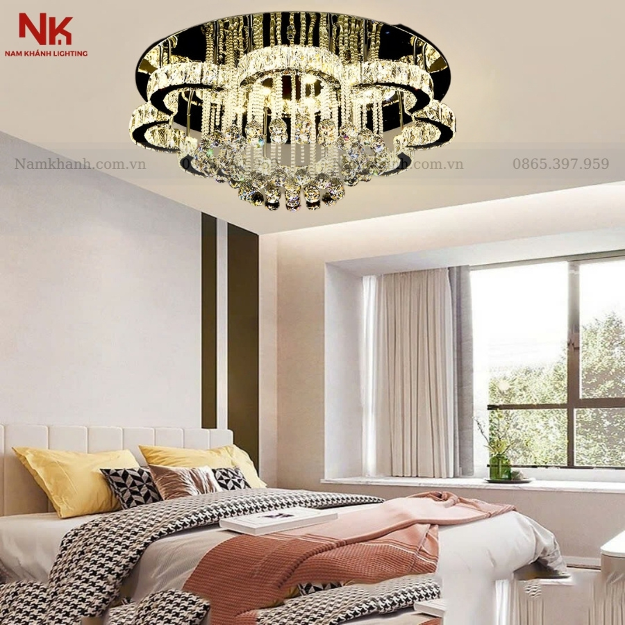 Đèn Ốp Trần Pha Lê 868