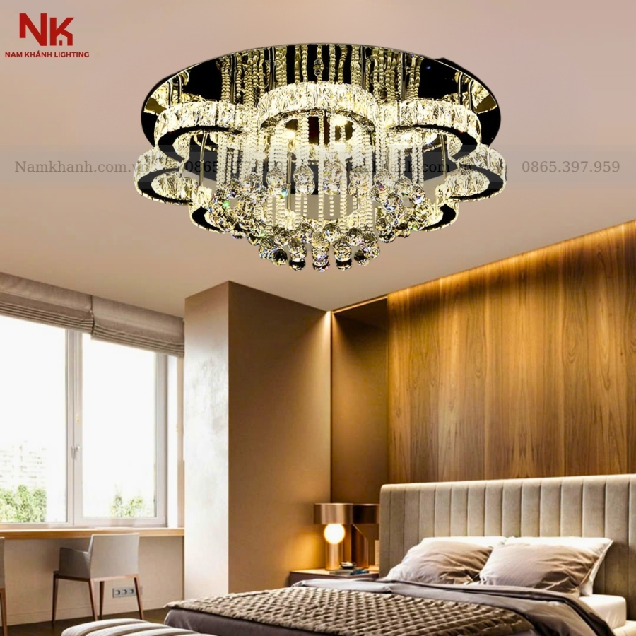 Đèn Ốp Trần Pha Lê 868
