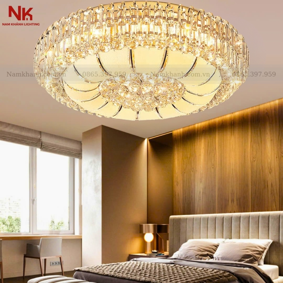 Đèn Ốp Trần Pha Lê 786