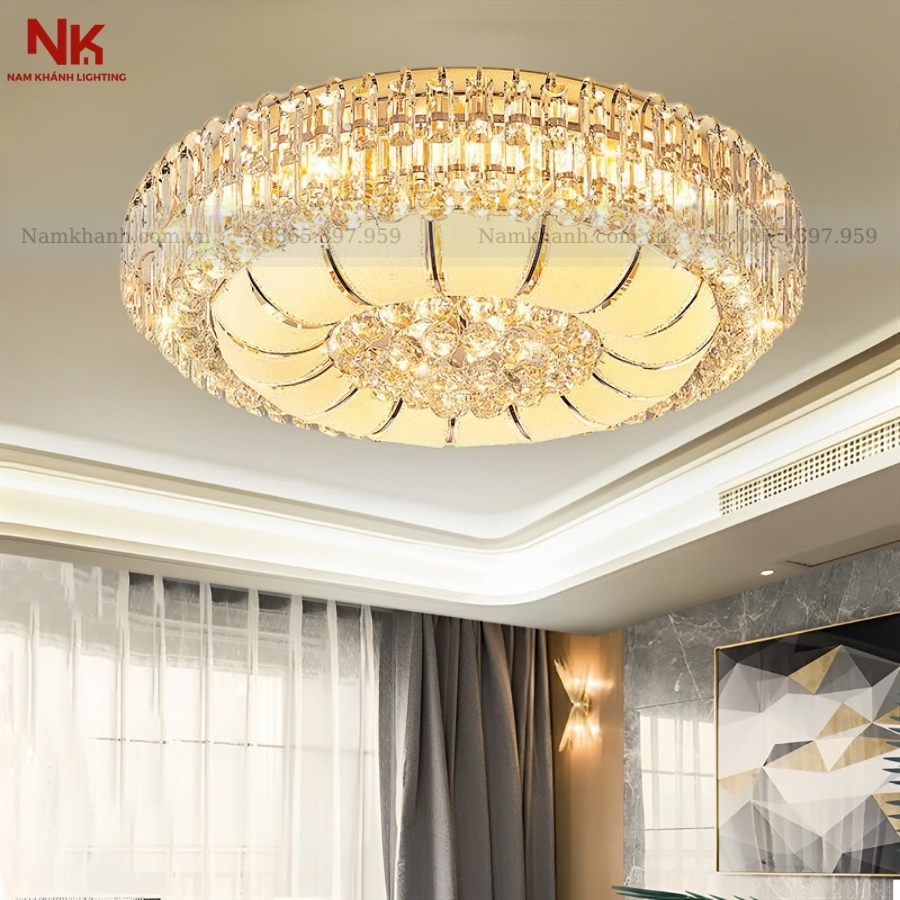 Đèn Ốp Trần Pha Lê 786
