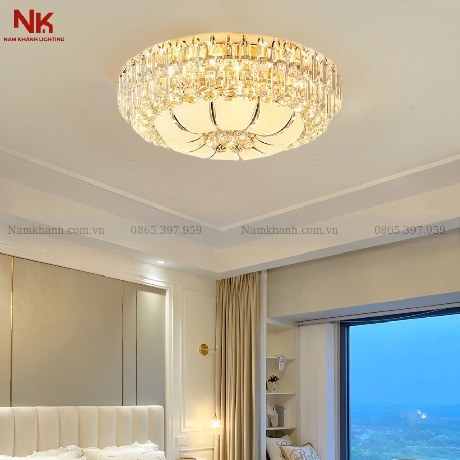 Đèn Ốp Trần Pha Lê 786