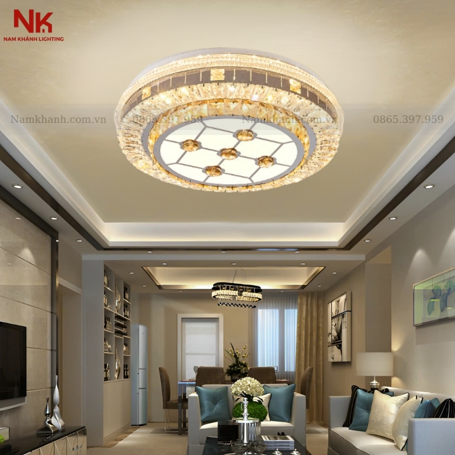 Đèn Ốp Trần Pha Lê 768
