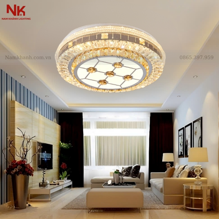 Đèn Ốp Trần Pha Lê 768
