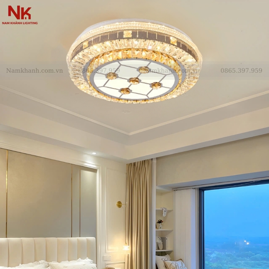 Đèn Ốp Trần Pha Lê 768