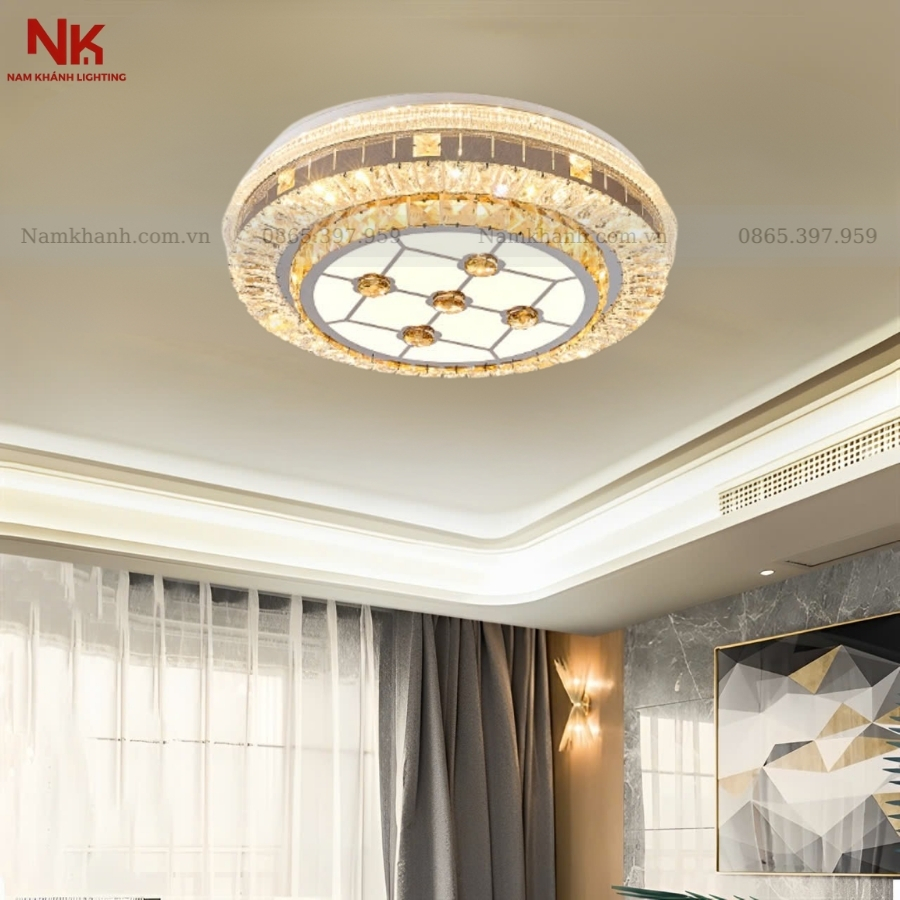 Đèn Ốp Trần Pha Lê 768