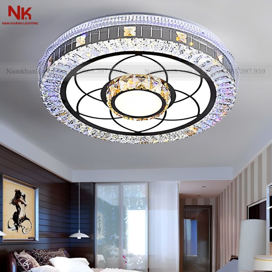 Đèn Ốp Trần Pha Lê 699
