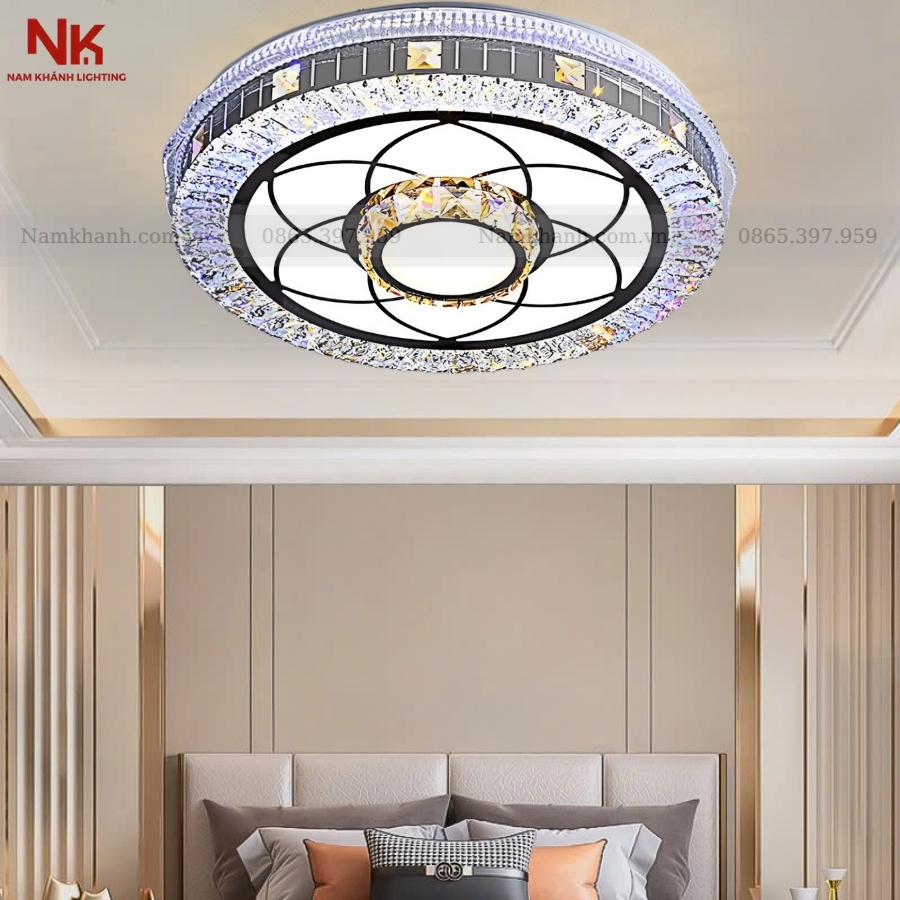 Đèn Ốp Trần Pha Lê 699