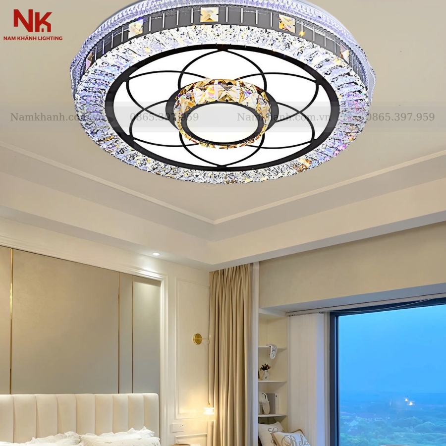 Đèn Ốp Trần Pha Lê 699