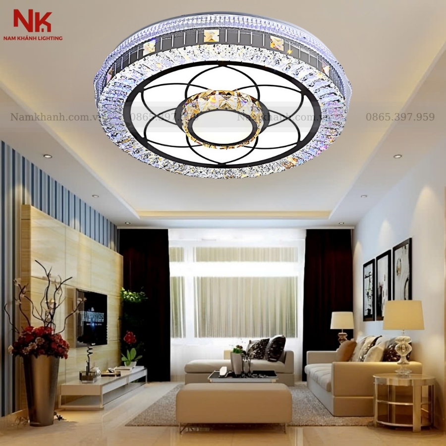 Đèn Ốp Trần Pha Lê 699