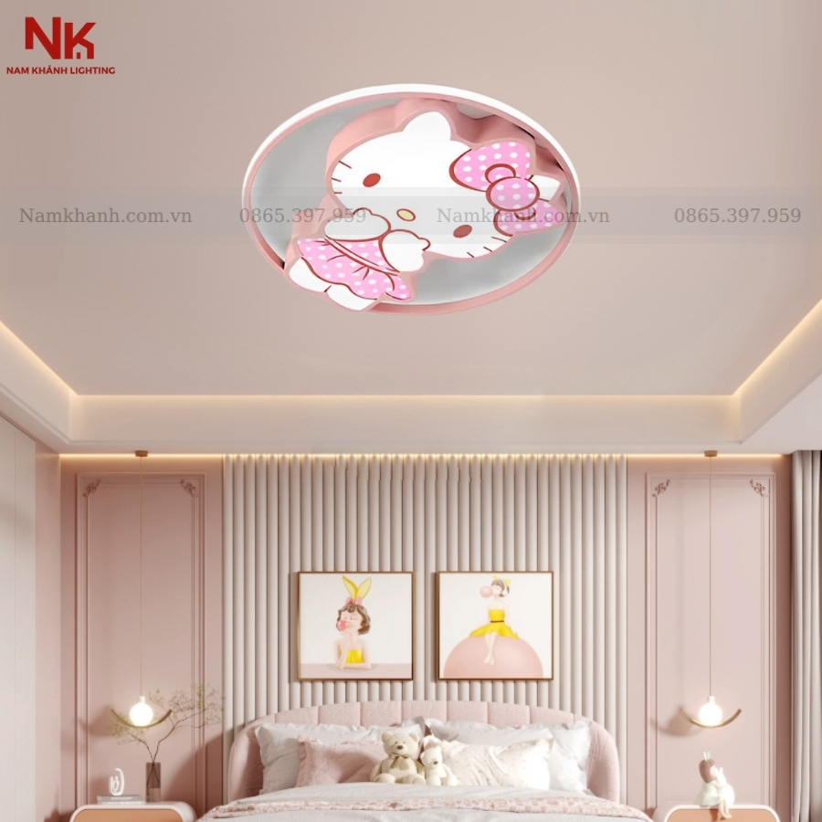 Đèn Ốp Trần Hello Kitty