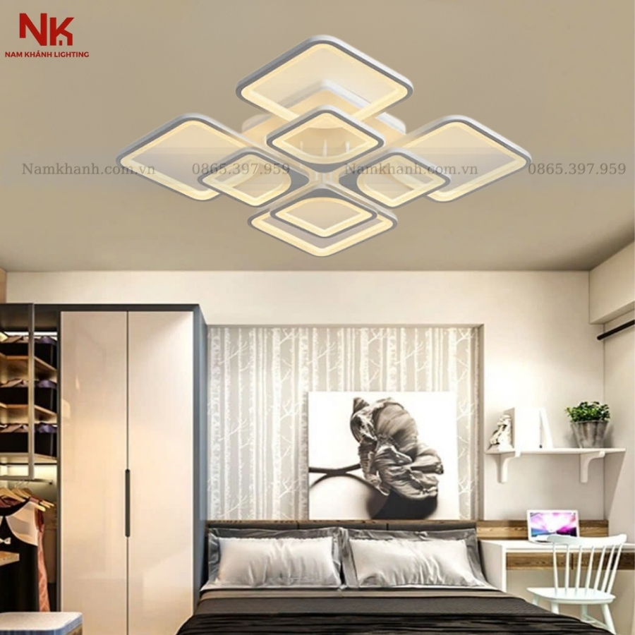 Đèn Ốp Trần Cánh Vuông