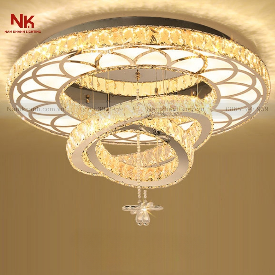 Đèn Ốp Trần Pha Lê 363