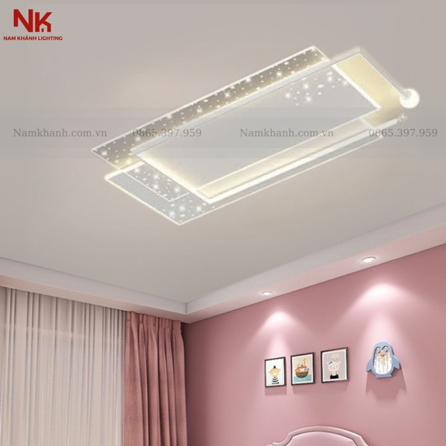Đèn Ốp Trần Chữ Nhật Hiện Đại 443