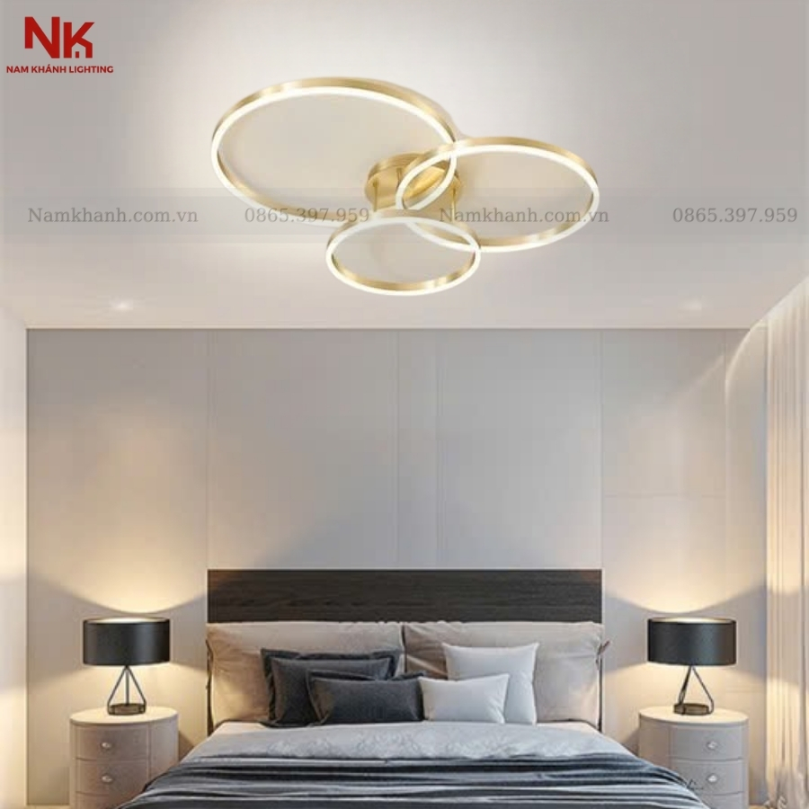 Đèn Ốp Trần 3 Vòng LED