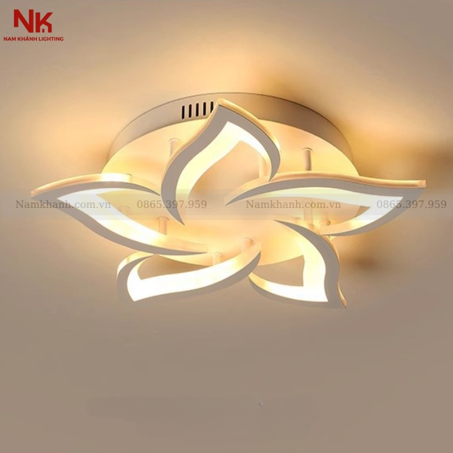 Đèn Ốp Trần Cánh Sen Xoáy