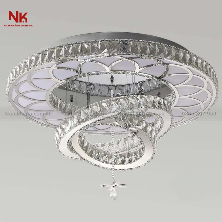 Đèn Ốp Trần Pha Lê 363