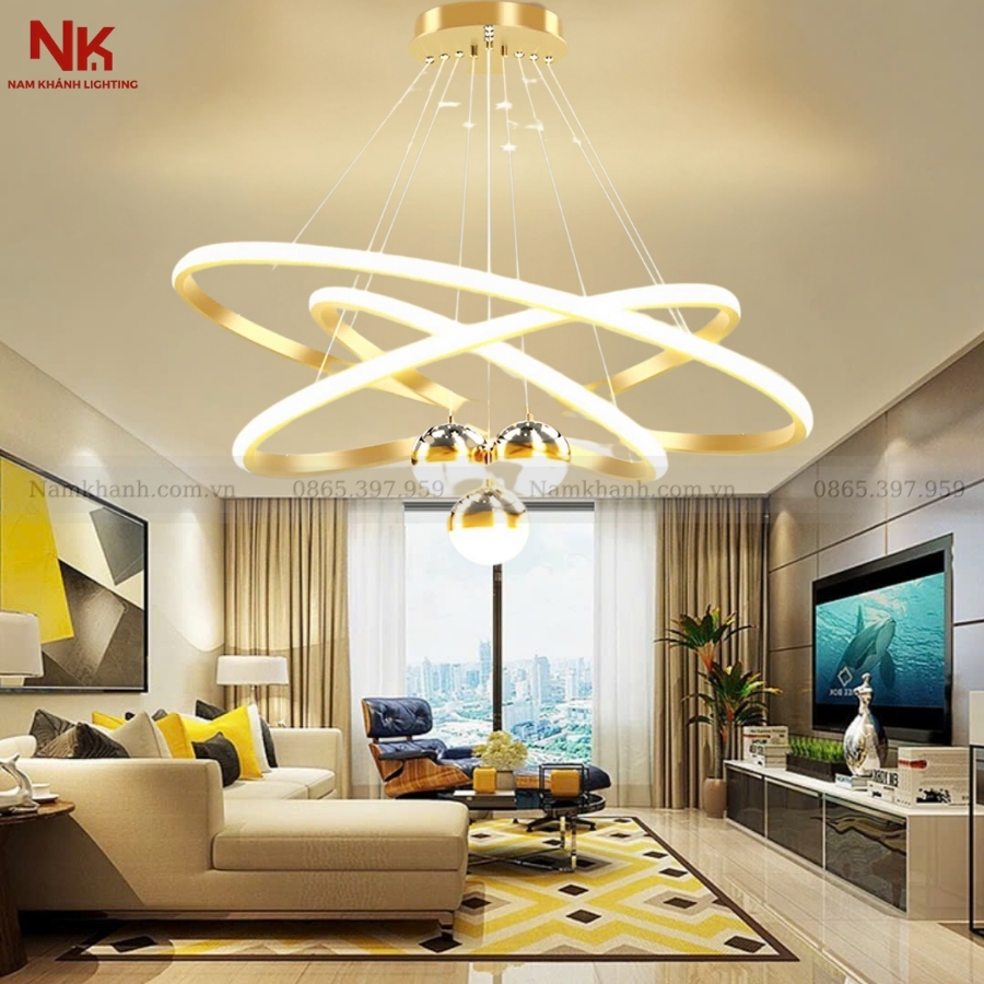 Đèn Thả 3 Vòng LED 816