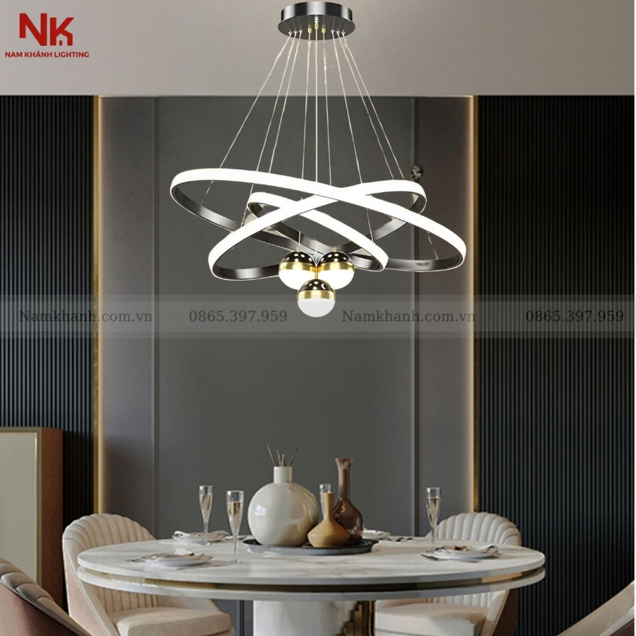 Đèn Thả 3 Vòng LED 816
