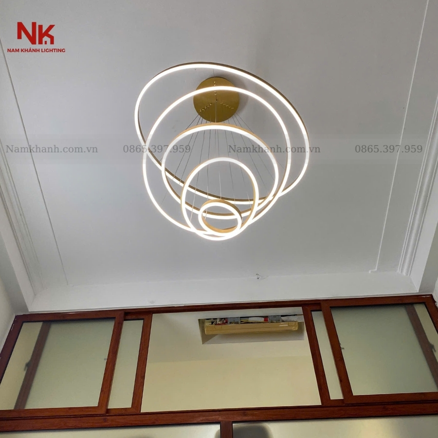 Đèn Thả 5 Vòng Hiện Đại 920