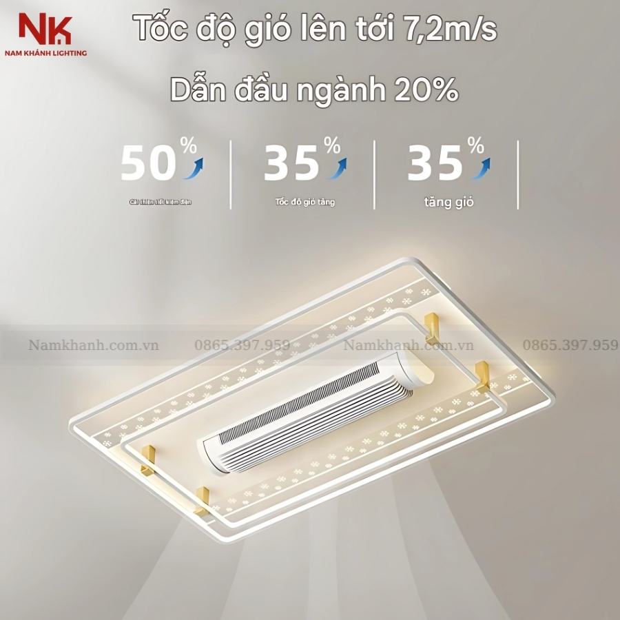 Quạt Ốp Trần Không Cánh 470